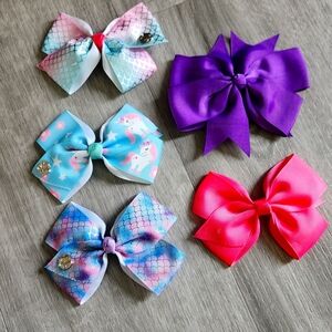 Girls Hair Bows Set